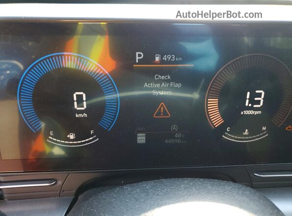 KM8HACAB5RU159177 2024 HYUNDAI KONA Red Սարքավորումների վահանակի տեսք