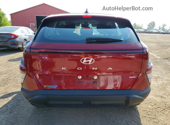 KM8HACAB5RU159177 2024 HYUNDAI KONA Red Հետևի տեսք