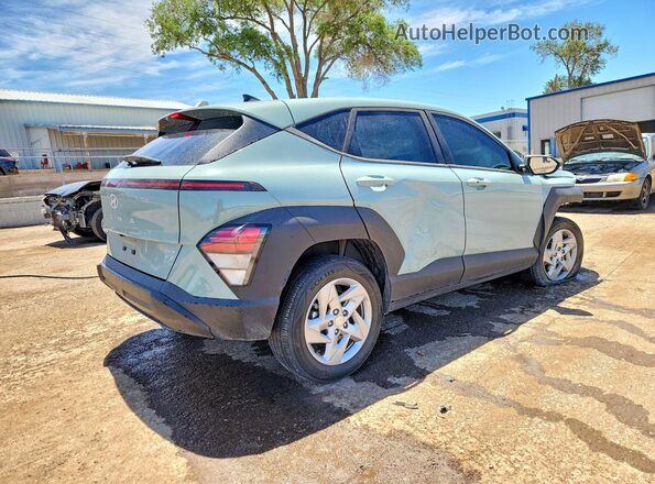 KM8HACAB6RU147653 2024 HYUNDAI KONA Зеленый Задняя правая четверть