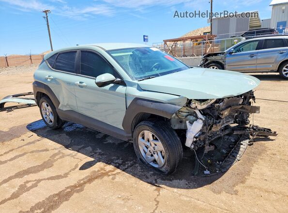 KM8HACAB6RU147653 2024 HYUNDAI KONA Зеленый Передняя правая четверть