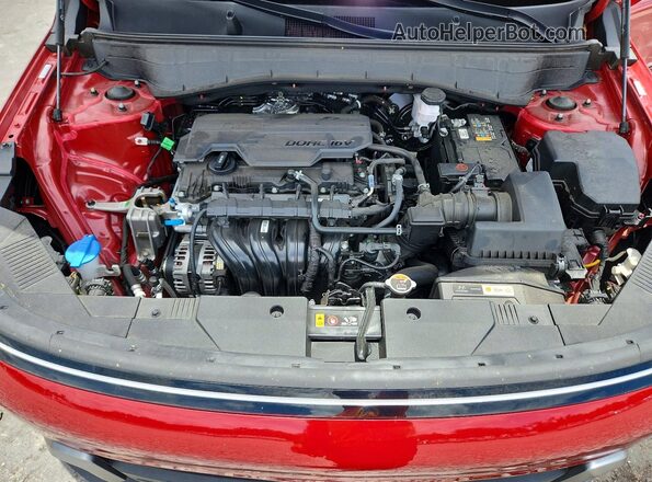 KM8HB3AB0SU205002 2025 HYUNDAI KONA Red ძრავის განყოფილების ხედი