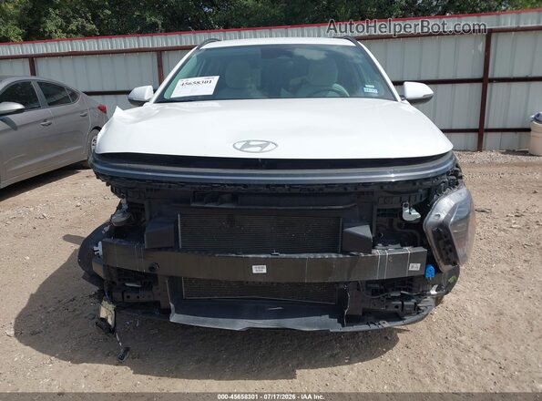KM8HB3AB1RU145502 2024 HYUNDAI KONA White უკანა სალონის ხედი