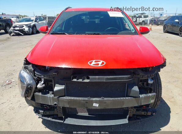 KM8HB3AB1RU184669 2024 HYUNDAI KONA Оранжевый Вид задней части салона