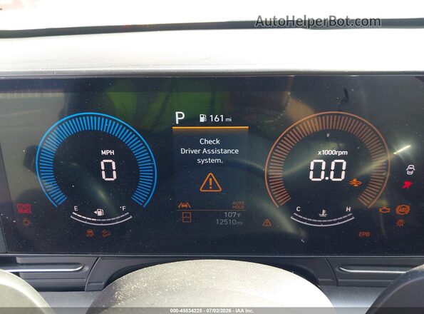 KM8HB3AB2SU308762 2025 HYUNDAI KONA Orange Rear seats view