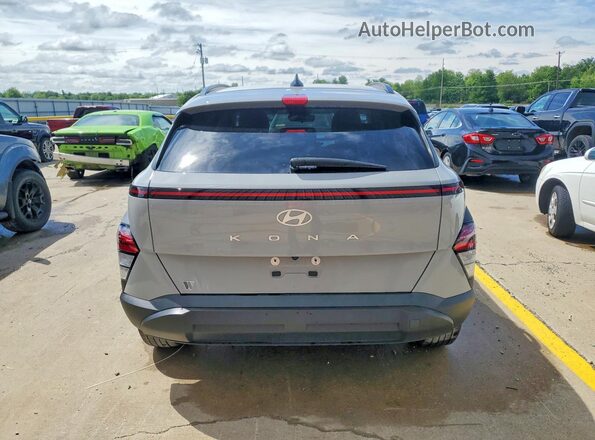 KM8HB3AB3SU212669 2025 HYUNDAI KONA Gray Rear view