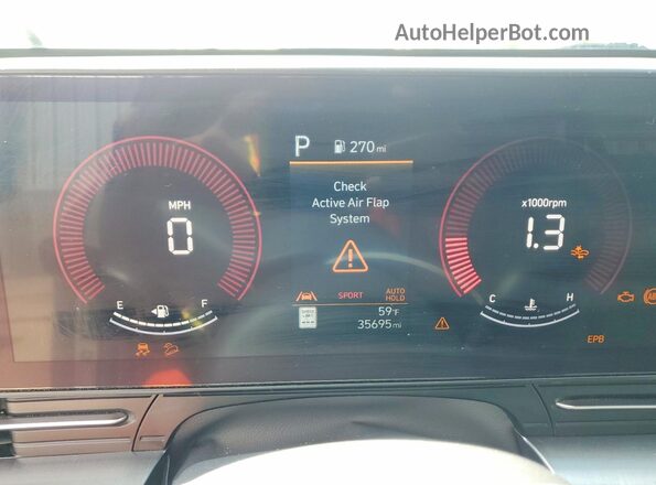 KM8HB3AB3SU212669 2025 HYUNDAI KONA Gray Instrument cluster view