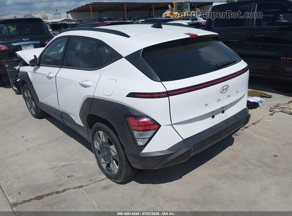 KM8HB3AB4SU215368 2025 HYUNDAI KONA White Задня ліва чверть