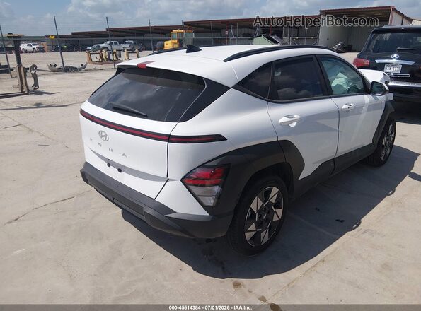 KM8HB3AB4SU215368 2025 HYUNDAI KONA White Задня права чверть