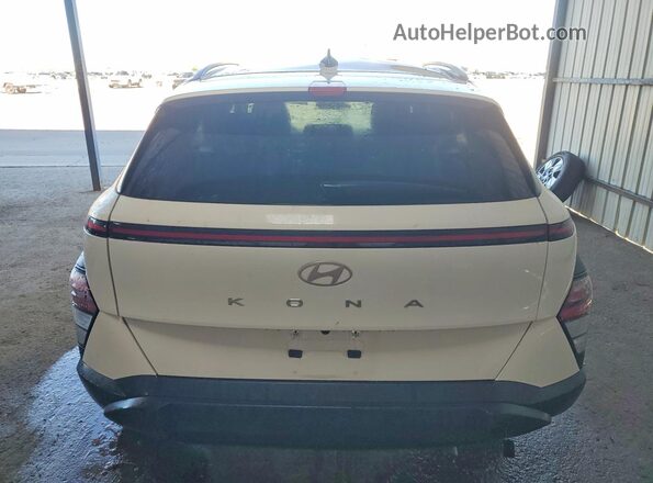 KM8HB3AB4SU310674 2025 HYUNDAI KONA White Widok z tyłu