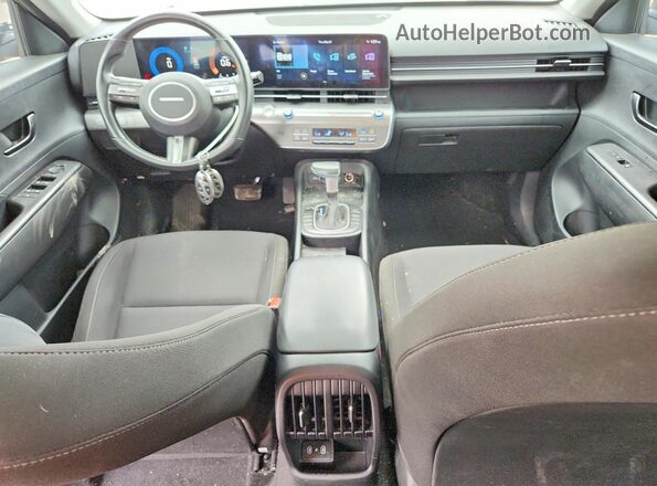 KM8HB3AB6RU140473 2024 HYUNDAI KONA Blue Вид панелі приладів