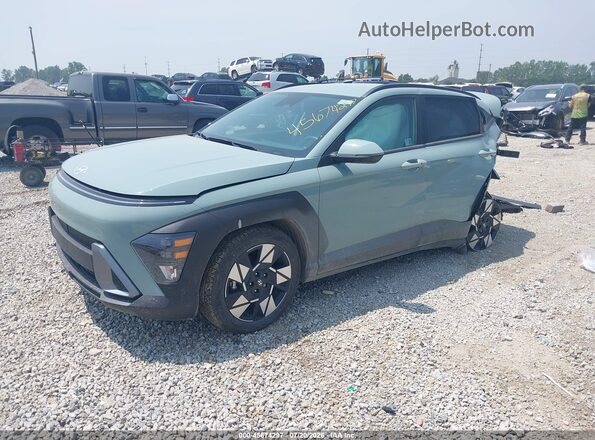 KM8HB3AB6SU267908 2025 HYUNDAI KONA Light Blue Передня ліва чверть