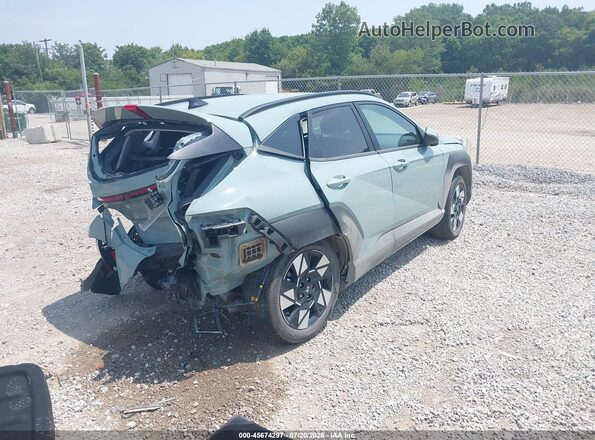 KM8HB3AB6SU267908 2025 HYUNDAI KONA Light Blue Задня права чверть