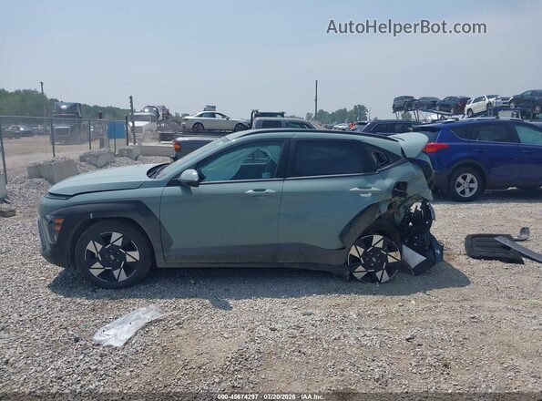 KM8HB3AB6SU267908 2025 HYUNDAI KONA Light Blue Вид задньої частини салону