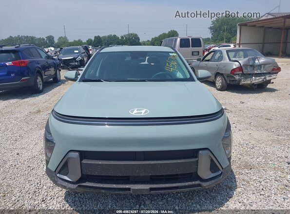 KM8HB3AB6SU267908 2025 HYUNDAI KONA Light Blue Вид панелі приладів