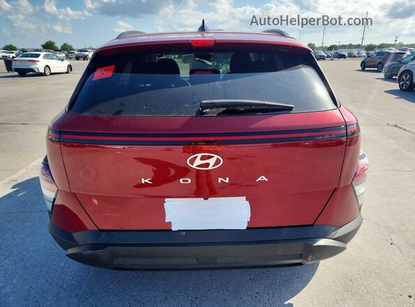 KM8HB3AB7RU119034 2024 HYUNDAI KONA Red Вид ззаду