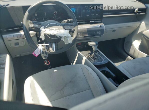 KM8HB3AB7RU147819 2024 HYUNDAI KONA White Вид панелі приладів