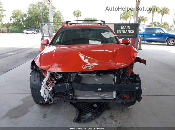 KM8HB3AB7SU266203 2025 HYUNDAI KONA Orange Widok wnętrza z tyłu