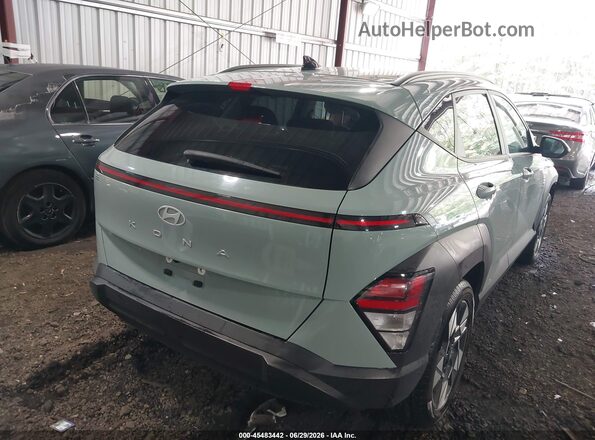 KM8HB3AB8RU178545 2024 HYUNDAI KONA Зеленый Задняя правая четверть