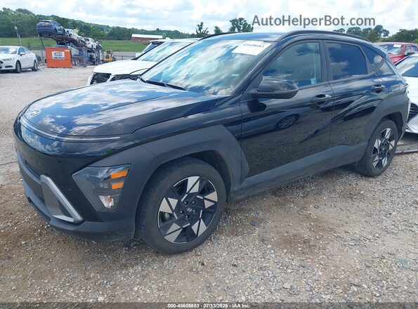 KM8HB3AB8SU309964 2025 HYUNDAI KONA Черный Передняя левая четверть