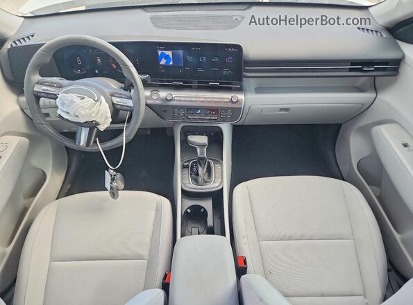 KM8HB3AB9RU041257 2024 HYUNDAI KONA White Առջևի վահանակի տեսք