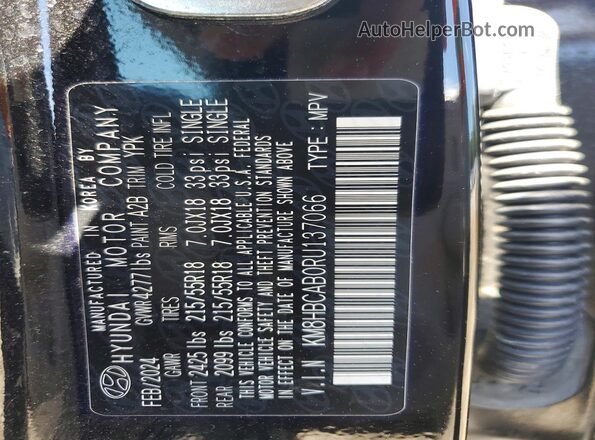 KM8HBCAB0RU137066 2024 HYUNDAI KONA Black 360 interior view
