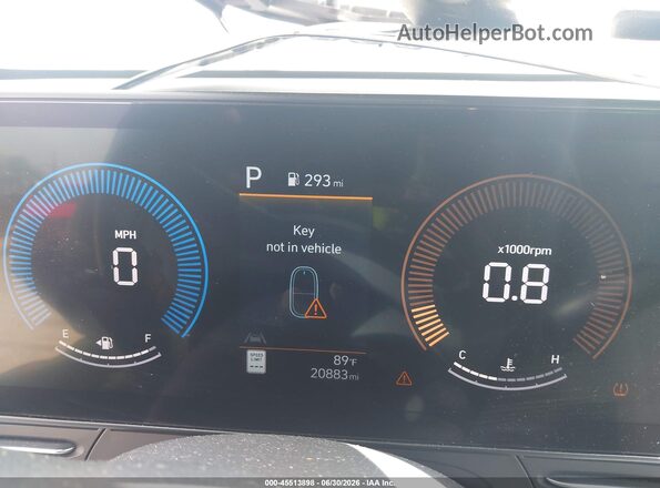 KM8HBCAB2SU338182 2025 HYUNDAI KONA Red Հետևի նստատեղերի տեսք