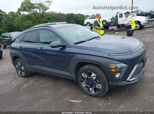 KM8HBCAB3SU294340 2025 HYUNDAI KONA Синий Вид задней части салона