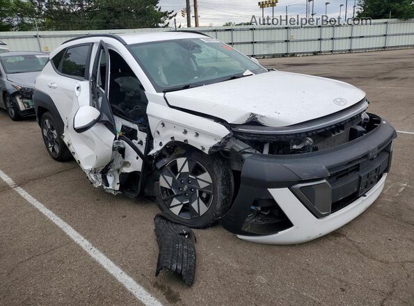 KM8HBCAB4RU148233 2024 HYUNDAI KONA White წინა მარჯვენა