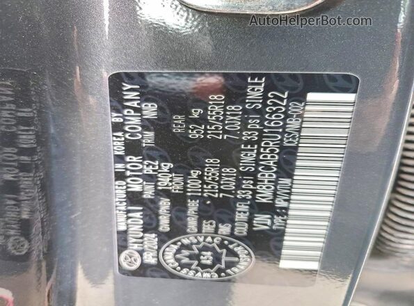 KM8HBCAB5RU166322 2024 HYUNDAI KONA Charcoal Widok wnętrza z tyłu