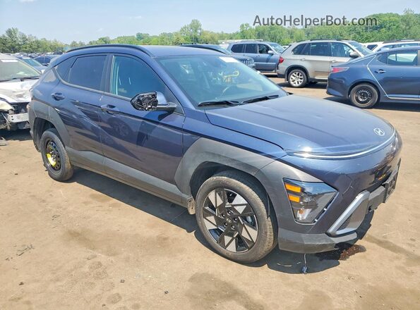 KM8HBCAB6SU321823 2025 HYUNDAI KONA Blue Передня права чверть