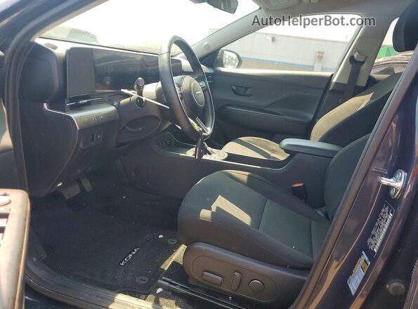 KM8HBCAB6SU321823 2025 HYUNDAI KONA Blue Вид салону спереду