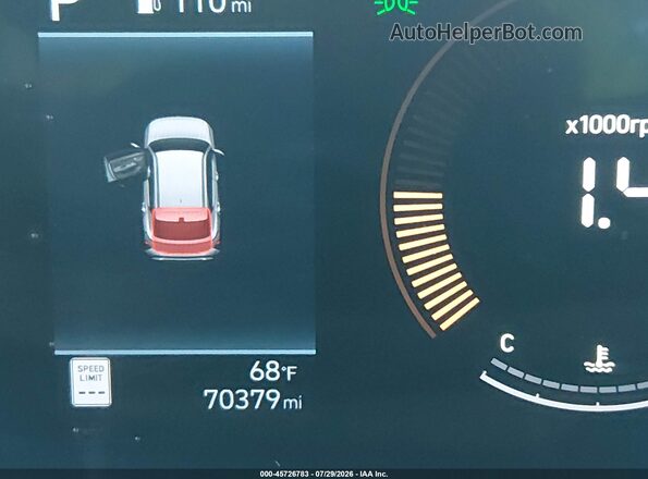KM8HBCAB7RU071275 2024 HYUNDAI KONA Gray 