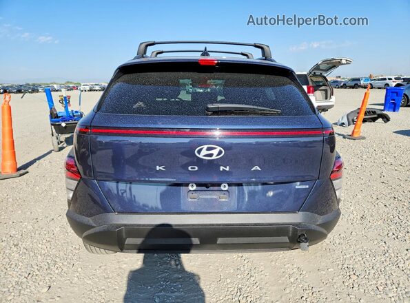 KM8HBCAB7SU255136 2025 HYUNDAI KONA Blue Rear view