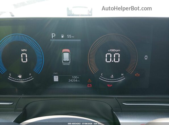 KM8HBCAB7SU309132 2025 HYUNDAI KONA Gray Vista de los asientos traseros