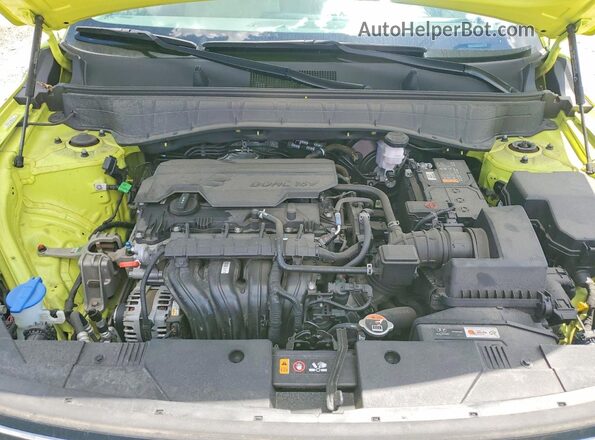 KM8HBCAB8RU068059 2024 HYUNDAI KONA Green Շարժիչի բաժամունքի տեսք