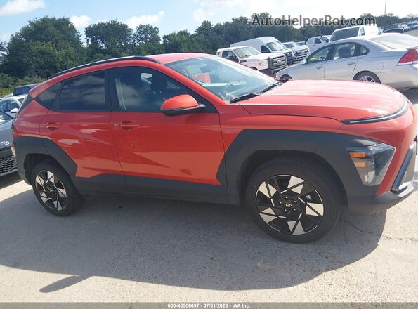 KM8HBCAB8SU231380 2025 HYUNDAI KONA Orange Widok wnętrza z tyłu