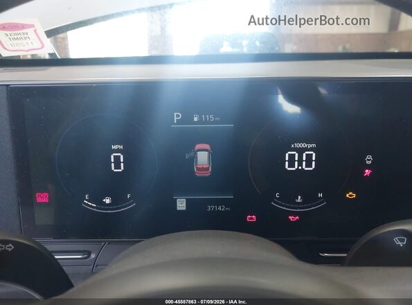 KM8HBCABXRU072243 2024 HYUNDAI KONA Серый Вид задних сидений