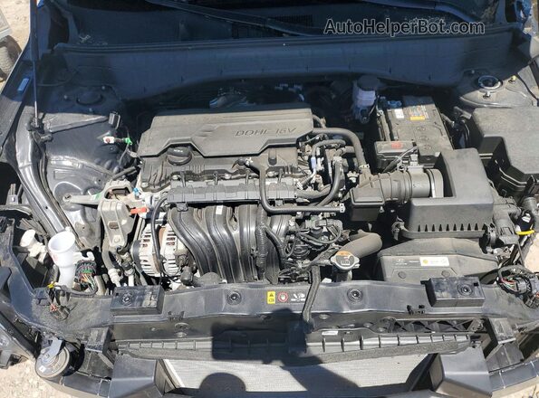 KM8HBCABXRU083565 2024 HYUNDAI KONA Black Вид підкапотного простору