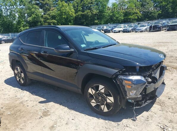 KM8HBCABXRU083565 2024 HYUNDAI KONA Black Передня права чверть