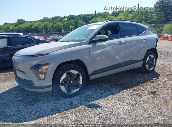 KM8HC3A60RU014643 2024 HYUNDAI KONA ELECTRIC Серый Передняя левая четверть