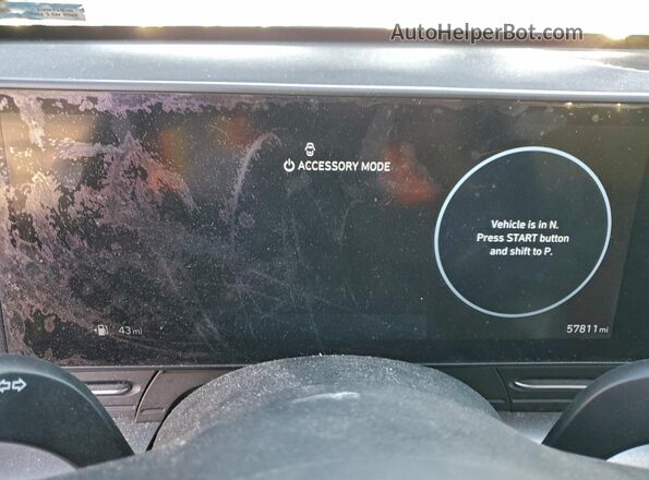 KM8HC3AB2RU114790 2024 HYUNDAI KONA Gray Սարքավորումների վահանակի տեսք