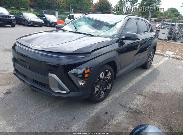 KM8HC3AB3RU063199 2024 HYUNDAI KONA Black Передня ліва чверть