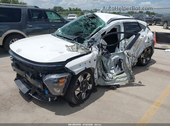 KM8HC3AB4RU061011 2024 HYUNDAI KONA White Առջևի ձախ երեք քառորդ տեսարան
