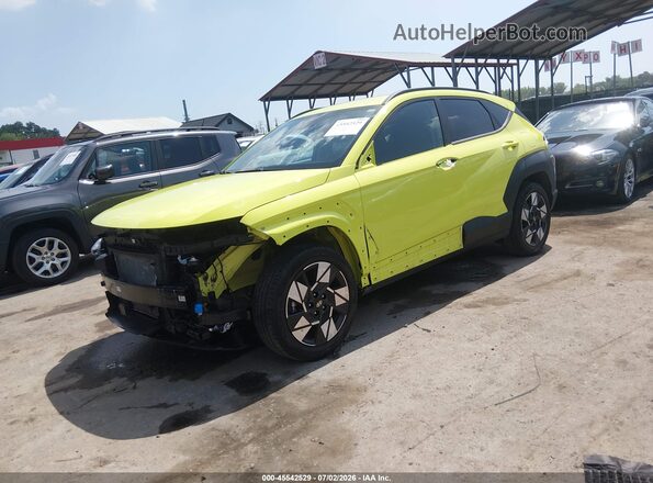 KM8HC3AB5RU148609 2024 HYUNDAI KONA Yellow წინა მარცხენა ხედი სამი მეოთხედიდან