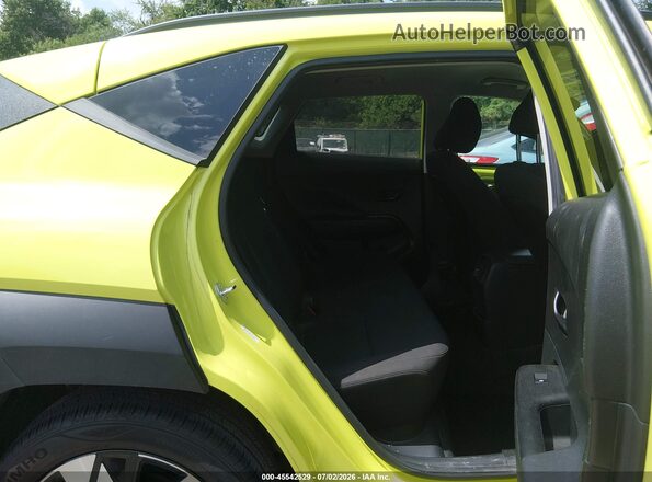 KM8HC3AB5RU148609 2024 HYUNDAI KONA Yellow VIN კოდის სტიკერის ხედი