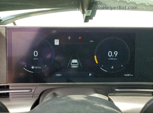 KM8HC3AB6RU102111 2024 HYUNDAI KONA Зеленый Вид щитка приборов