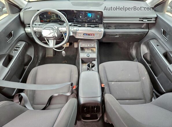 KM8HC3AB8RU143873 2024 HYUNDAI KONA Black Вид панелі приладів
