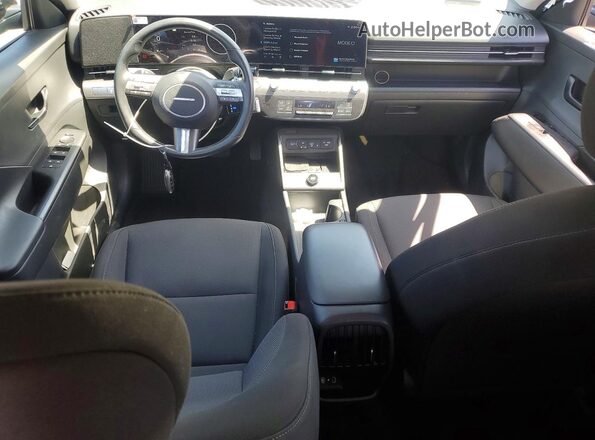 KM8HC3AB9SU202063 2025 HYUNDAI KONA Black Առջևի վահանակի տեսք