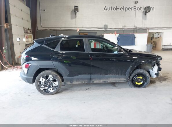KM8HCCAB2RU046622 2024 HYUNDAI KONA Black Widok wnętrza 360 stopni