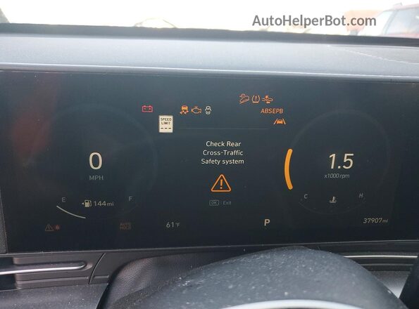 KM8HCCAB5RU091358 2024 HYUNDAI KONA Черный Вид щитка приборов